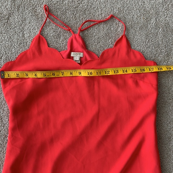 JCrew scalloped top coral dress - Picture 6 of 6